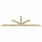 Ekena Millwork Richland Rough Sawn Timber Gable Bracket, Douglas Fir, 96"W x 24"H x 2"D x 4"F, 6/12 Pitch GBW096X24X0204RIC00RDF - alternate 1